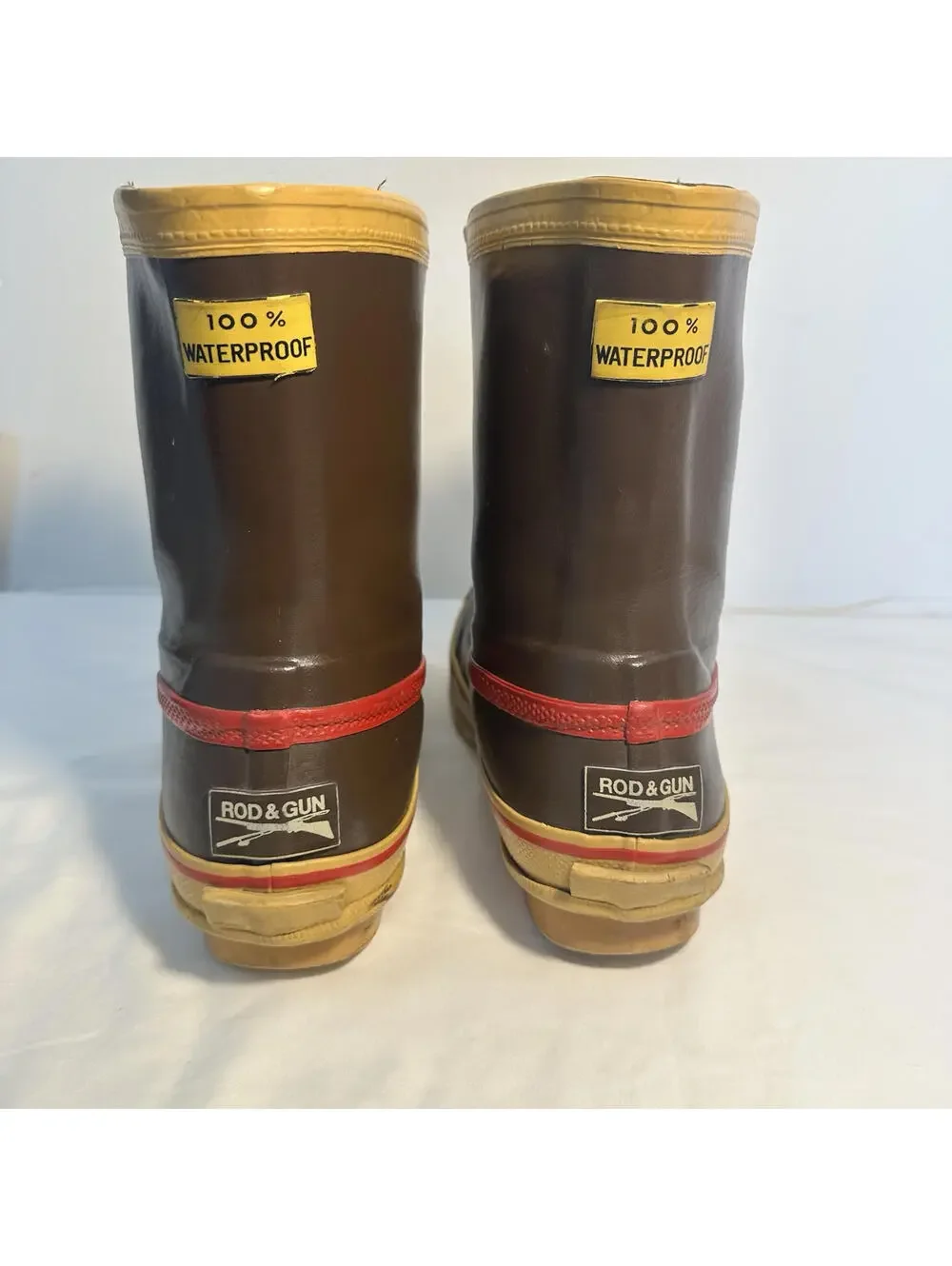 Rod & Gun Waterproof/Insulated Rubber Boots Size 5 Hunting/Fishing Steel Shank
